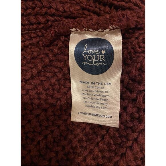 Love Your Melon Knit Winter Hat Beanie Outdoors Snow Unisex Patch - Picture 4 of 7